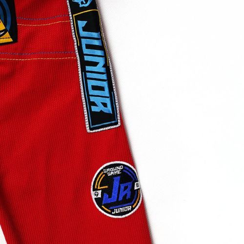 GI zu BJJ für Kinder Ground Game Junior 3.0 rot GIJUN3RED02