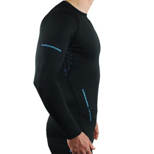 Men's Ground Game Athletic 3.0 Rashguard schwarz RASHATH3LS