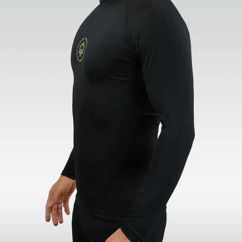 Herren Ground Game Athletic Gold Rashguard schwarz RASHATHGOLDLS