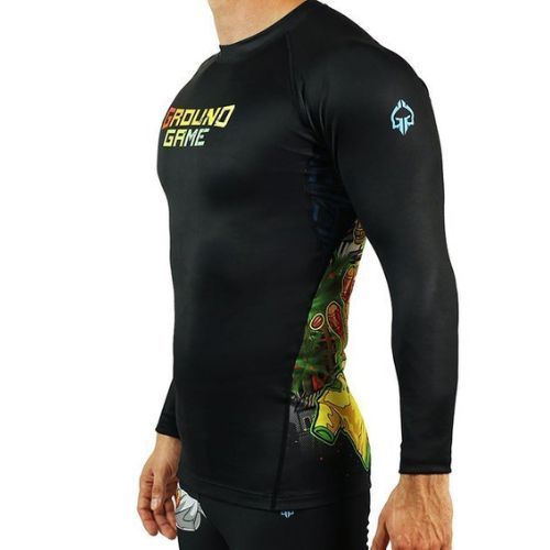 Herren Rashguard Ground Game Brasil Farbe 21RASHBRALS