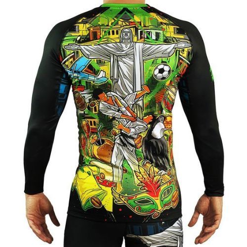 Herren Rashguard Ground Game Brasil Farbe 21RASHBRALS