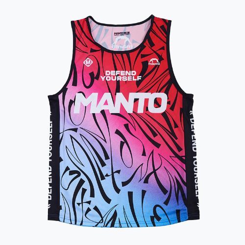 MANTO Herren Training Tank Top Multi Farbverlauf rot MNR512_BLU/RED_2S