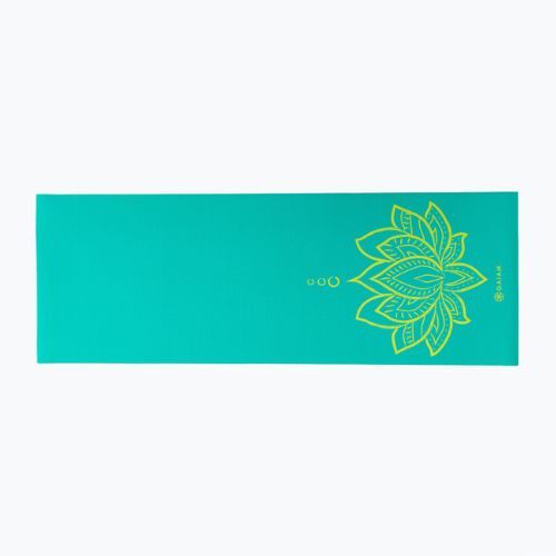 Gaiam Türkis Lotus Yoga-Matte 6 mm grün 62344