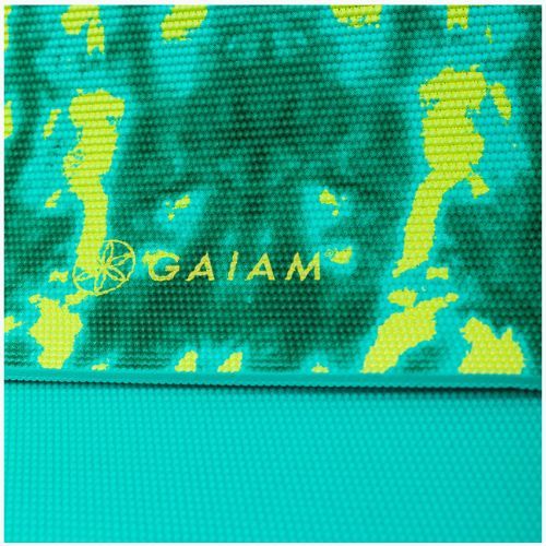 Gaiam Türkis Lotus Yoga-Matte 6 mm grün 62344