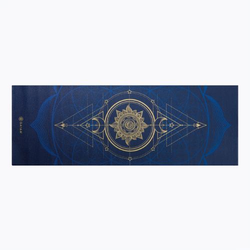 Gaiam Sonne und Mond Yoga-Matte 6 mm blau 63419