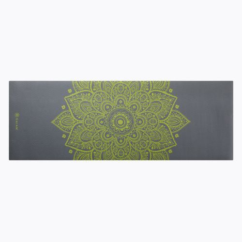 Gaiam Citron Yogamatte Sonnenuhr 6 mm grau 61333