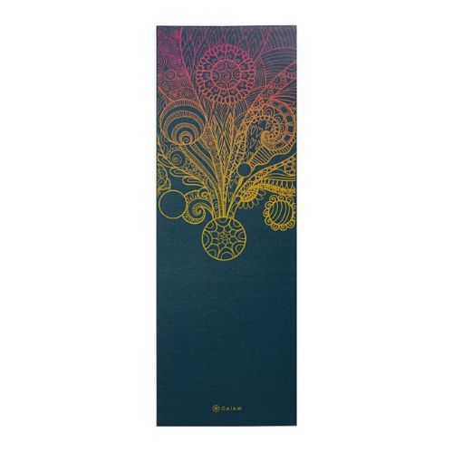Gaiam Yoga-Matte Vivid Zest 4 mm navy blau 63414