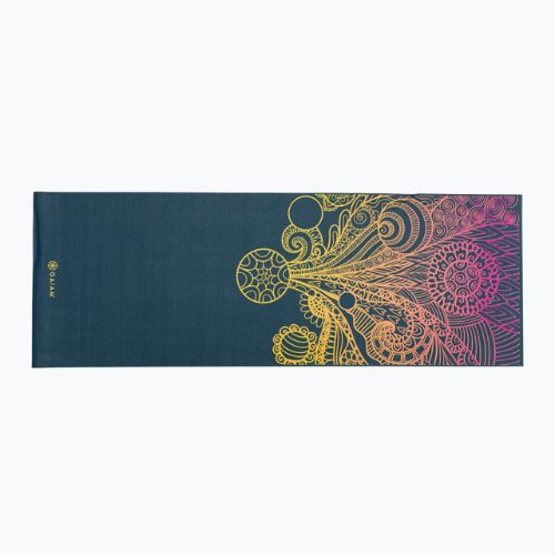Gaiam Yoga-Matte Vivid Zest 4 mm navy blau 63414