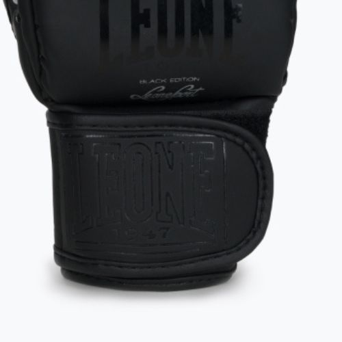 Leone 1947 Black Edition MMA Grappling Handschuhe schwarz GP105