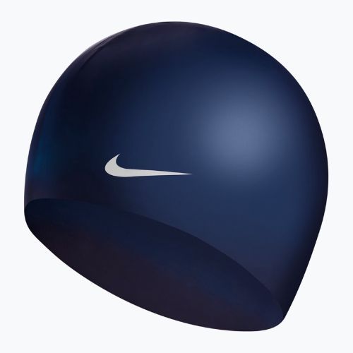 Nike Solid Silikon Badekappe navy blau 93060-440