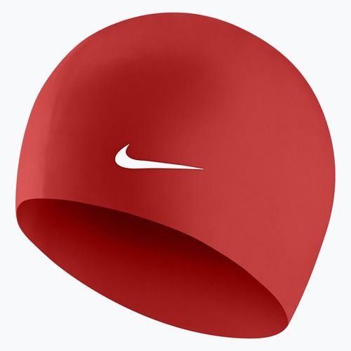 Nike Solid Silicone Badekappe rot 93060-614