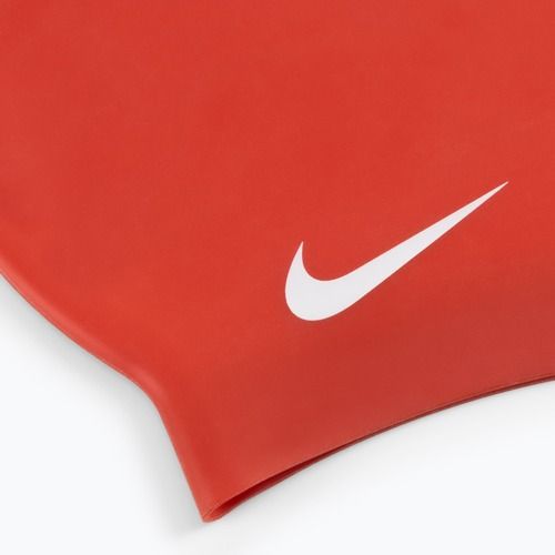 Nike Solid Silicone Badekappe rot 93060-614