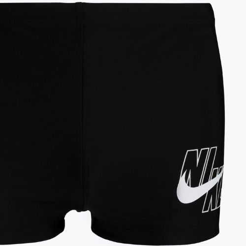 Herren Nike Logo Aquashort Schwimm-Boxershorts schwarz NESSA547-001