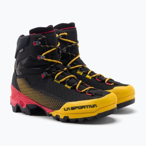 Herren La Sportiva Aequilibrium ST GTX Hochgebirgsstiefel schwarz/gelb 31A999100