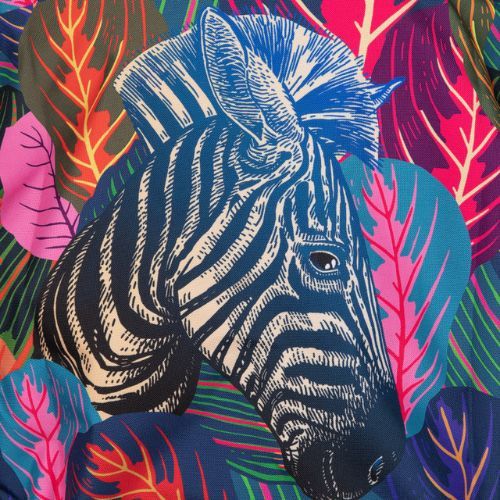 Waikane Vibe Blue Zebra Damen Regenjacke navy blau