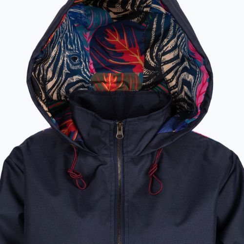 Waikane Vibe Blue Zebra Damen Regenjacke navy blau