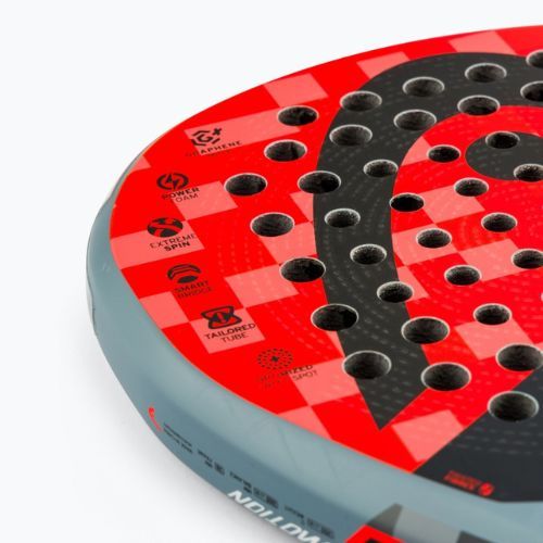 HEAD Paddelschläger Graphene 360+ Delta Motion mit CB rot/schwarz 228110