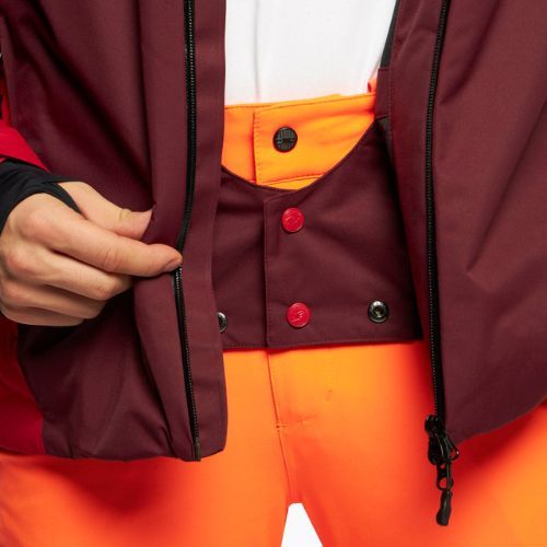 Herren 4F Skijacke burgunderrot H4Z21-KUMN015