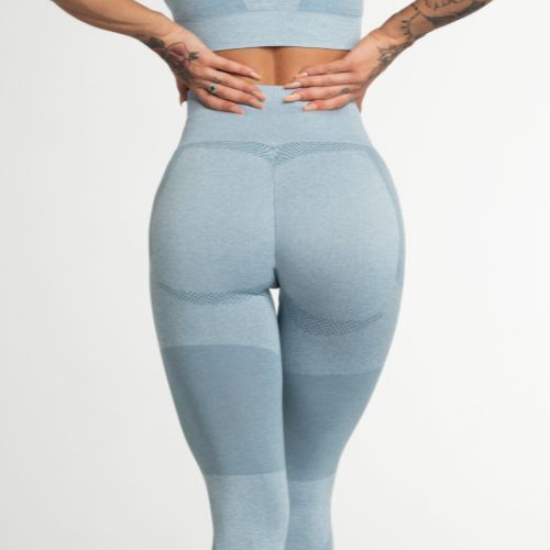 Damen-Leggings Gym Glamour Fusion blau 336