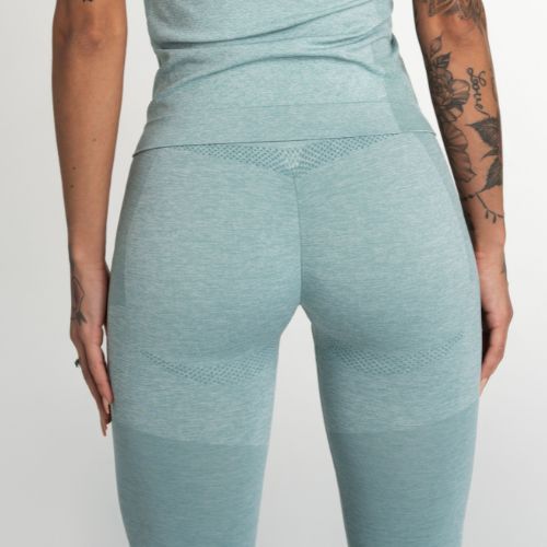 Damen-Leggings Gym Glamour Fusion grün 337