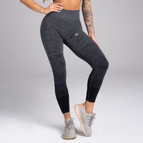 Damen-Leggings Gym Glamour Ombre grau 223
