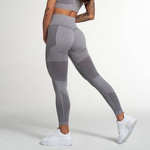 Damen-Leggings Gym Glamour Fusion grau 331