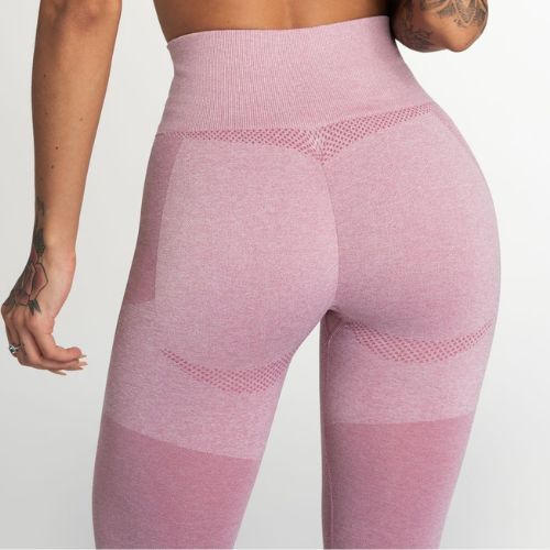 Damen-Leggings Gym Glamour Fusion rosa 332