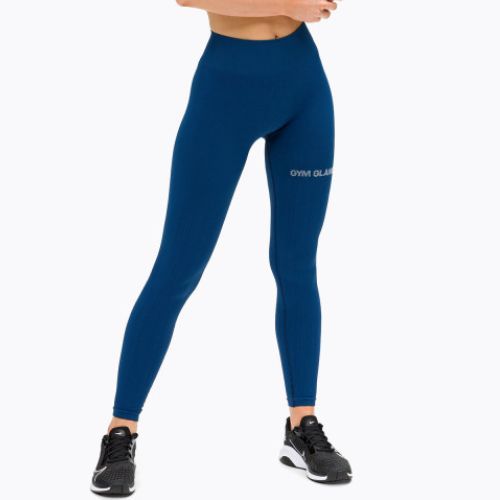 Women's Gym Glamour Push-up Leggings blau 313