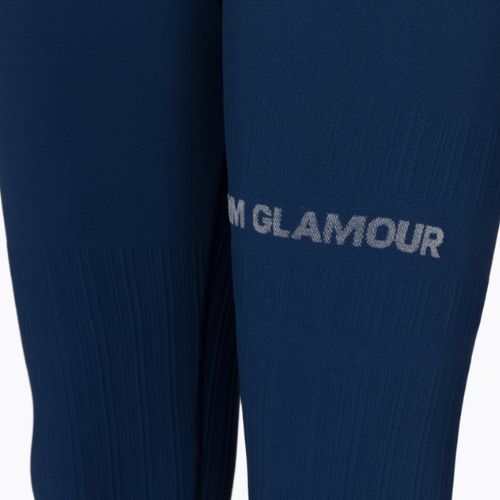 Women's Gym Glamour Push-up Leggings blau 313