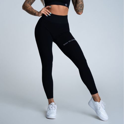 Women's Gym Glamour Push-up Leggings schwarz 311