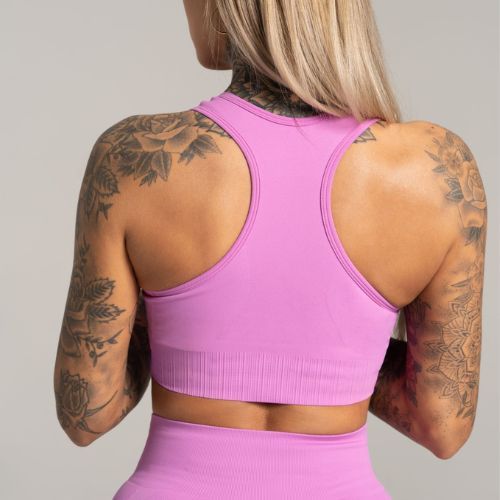 Damen Trainings-BH Gym Glamour push up rosa 371