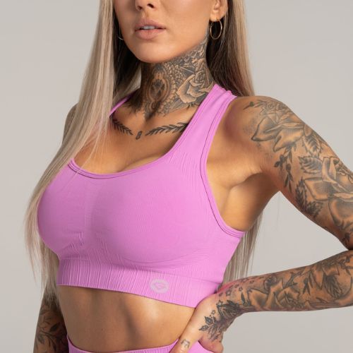 Damen Trainings-BH Gym Glamour push up rosa 371