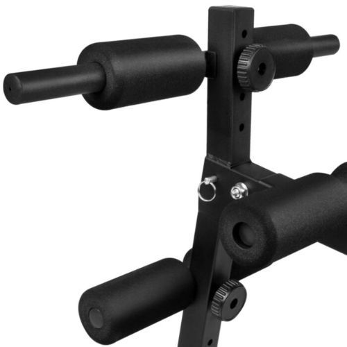 Spokey Spartan Schrägbank + Kurzhanteln 2 x 1 5 kg schwarz 84623