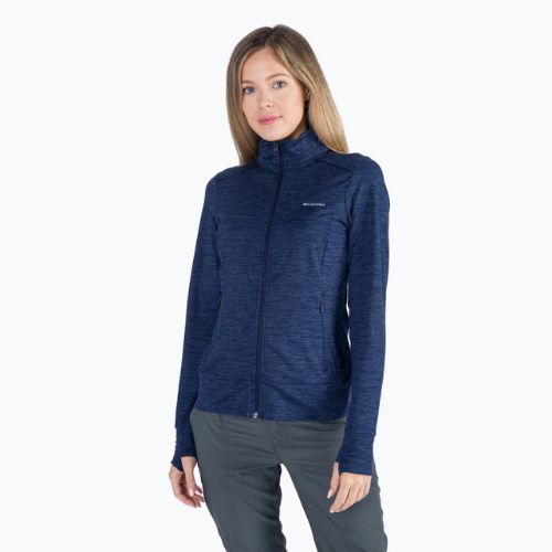 Columbia Damen Weekend Adventure Fleece-Sweatshirt navy blau 1959023