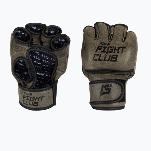 KSW Fight Club braun Grappling Handschuhe Gloves_FCL