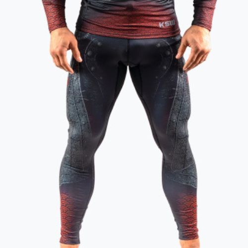 Herren MMA Leggings KSW Last Samurai schwarz