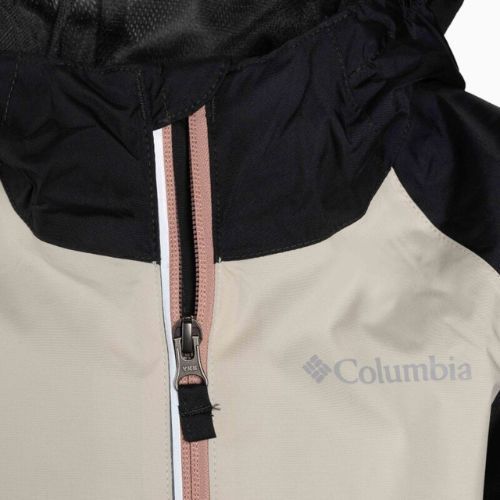 Columbia Dalby Springs 672 Kinder Regenjacke schwarz/rosa 1877671