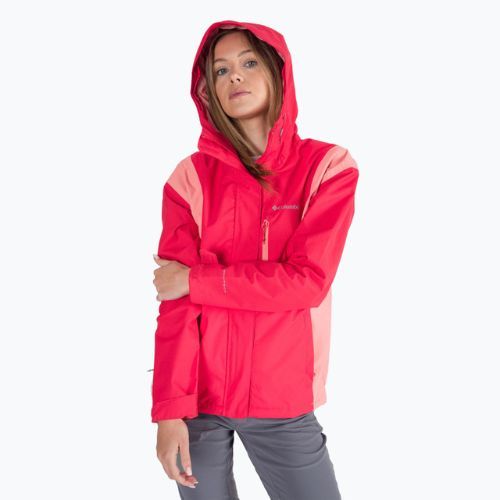 Columbia Damen Regenjacke Hikebound 676 orange 1989253