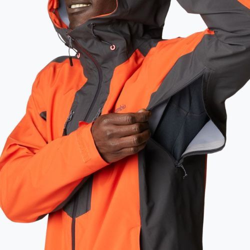 Columbia Peak Creek Shell 813 orange Herren Regenjacke 1988892