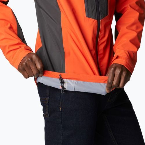 Columbia Peak Creek Shell 813 orange Herren Regenjacke 1988892