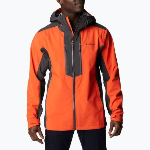 Columbia Peak Creek Shell 813 orange Herren Regenjacke 1988892