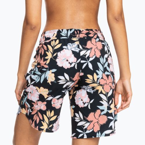 Schwimmshorts für Frauen ROXY Basics 9" 2021 anthracite/island vibes