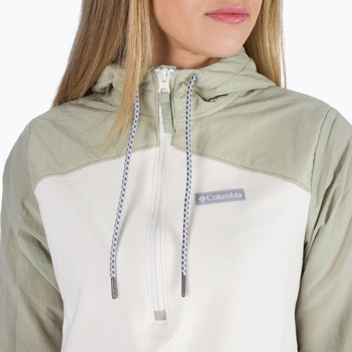 Columbia Damen Ali Peak Overlay Fleece-Sweatshirt beige 1992263