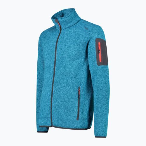 Blaues Fleece-Sweatshirt für Herren von CMP 3H60747N/15ML