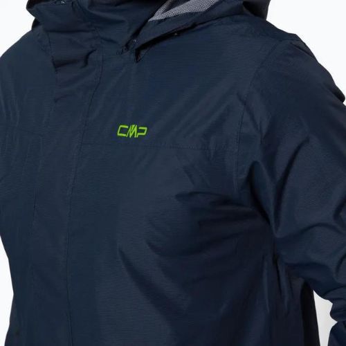 Herren CMP Snaps Regenjacke schwarz 39X7367/N950