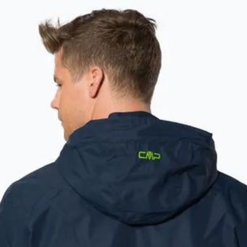 Herren CMP Snaps Regenjacke schwarz 39X7367/N950