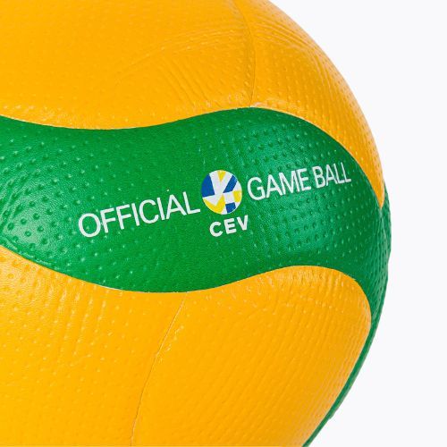 Mikasa CEV Volleyball gelb-grün V200W