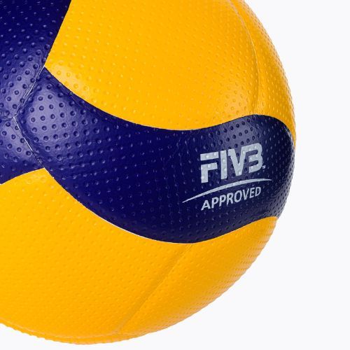 Mikasa Volleyball gelb und blau V300W