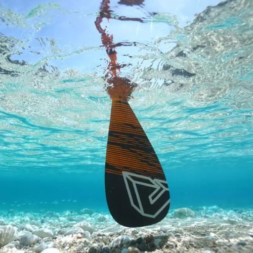 Aqua Marina CARBON X 3-teiliges SUP-Paddel schwarz und orange B0303016