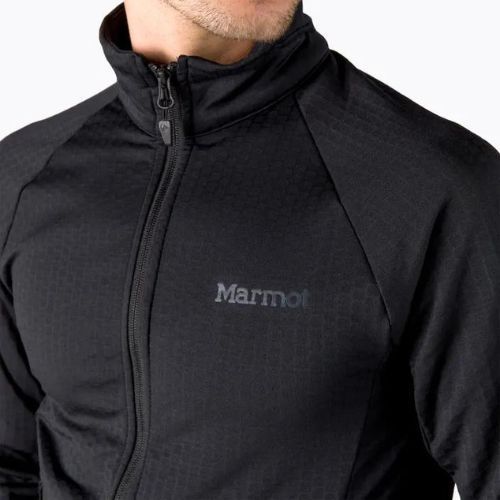 Herren Marmot Leconte Fleece-Sweatshirt schwarz 12770001